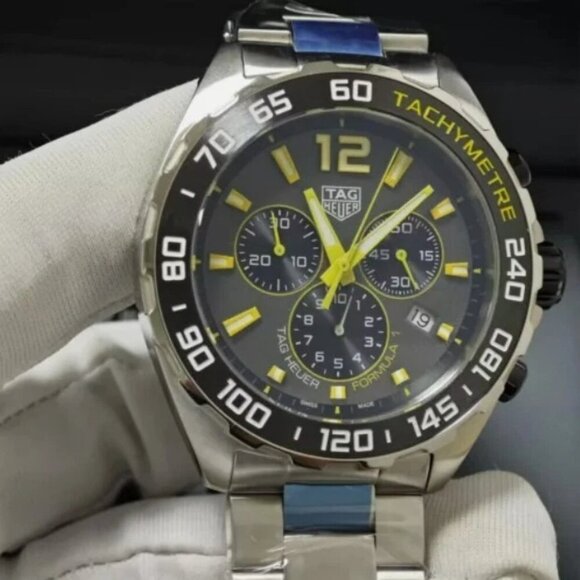 TAG Heuer Formula 1 Quartz Chronograph 43mm Grey Men\'s Watch CAZ101AG.BA0842 main image 4